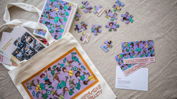 Kids Puzzle + Postcard Pack